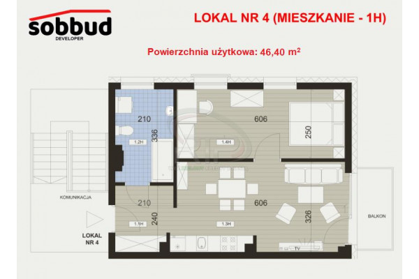 dolnośląskie, oleśnicki, Oleśnica, Nowe mieszkanie 2-pokojowe, 46,40 m2, 1 piętro