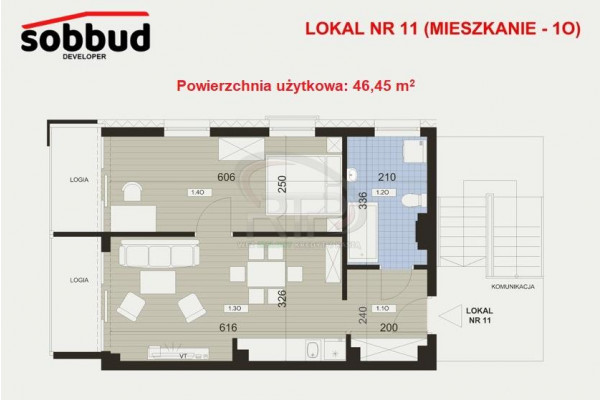 dolnośląskie, oleśnicki, Oleśnica, Nowe mieszkanie 2-pokojowe, 46,45 m2, 1 piętro
